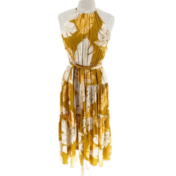 SHEIKE Leaf Print Maxi Dress - Picture 3 of 13